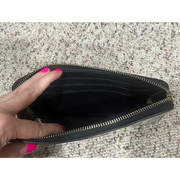 COLE HAAN Huntly Genuine Leather Python Snake Skin Tote + Wallet 2pc Set - Picture 11 of 12